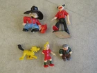 Vintage Marx Blondie PL + Barney Google 5 Figures Germany