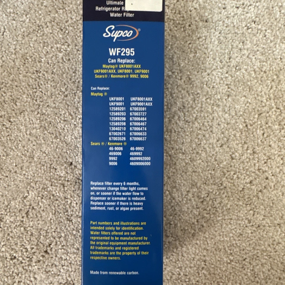 Supco Ultimate Series WF295 Refrigerator Replacement Water Filter Box Damage  - Image 4 of 4