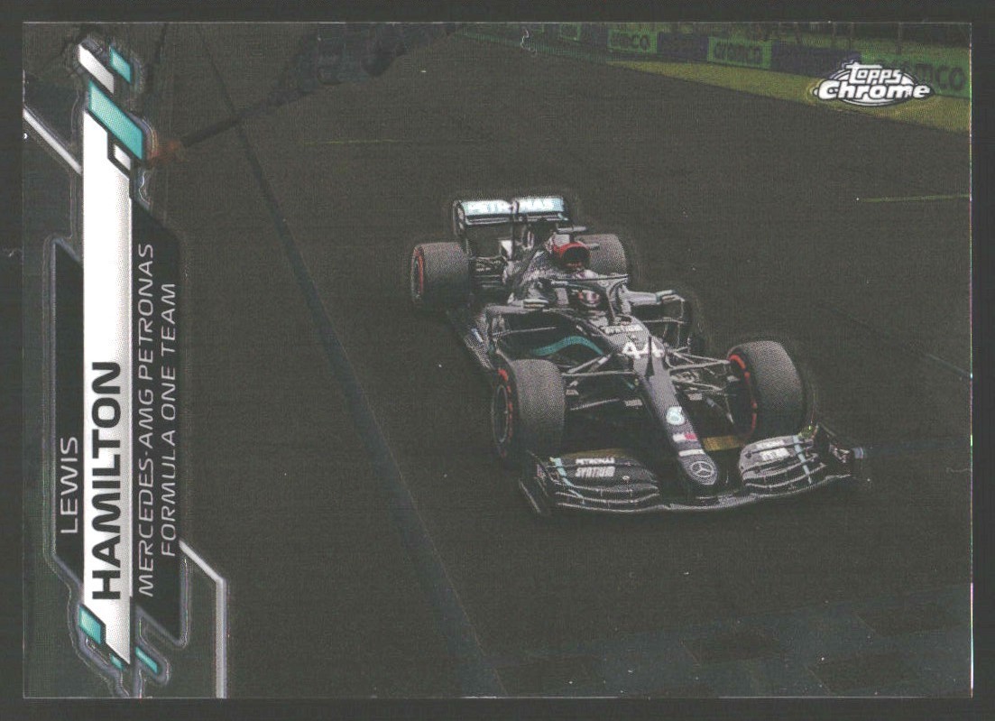 LEWIS HAMILTON 2020 TOPPS CHROME FORMULA 1 #21 MERCEDES