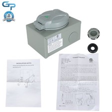 Heavy Duty 30Amp Generator Power Inlet Box Waterproof For 4 Prong Generator Cord