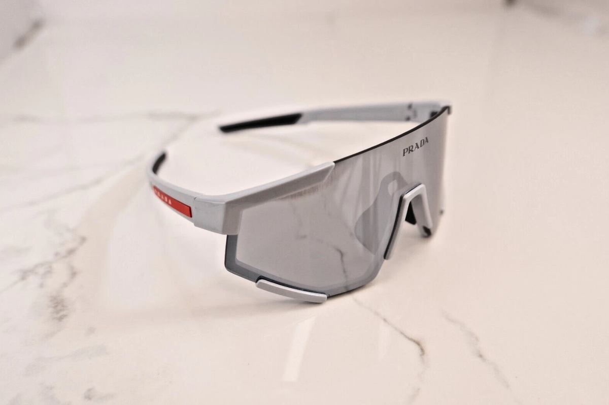 美品 PRADA プラダ☆リネアロッサ ロゴ スポーツ サングラス SPS04W リネア ロッサ サングラス ブラック プラダスポーツ リネアロッサ – RECLO