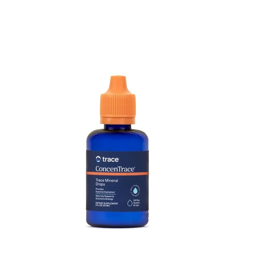 Trace Minerals ConcenTrace Trace Mineral Drops 2 oz. + 2 FREE $5 Vitamin C packs