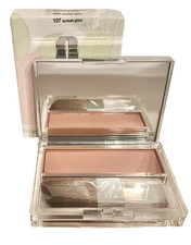 Clinique Blushing Blush with Brush 107 Sunset Glow NIB