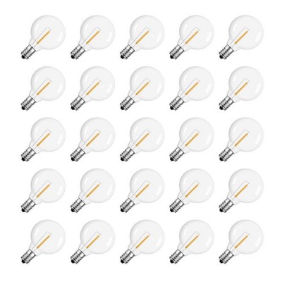 Meconard G40 1.57 Inch Led Replacement Light Bulbs, E12 Screw Base Shatterpro...