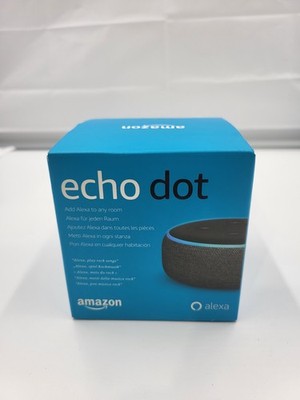 Amazon Echo Dot 3. Generation anthrazit schwarz Lautsprecher _0,49_5