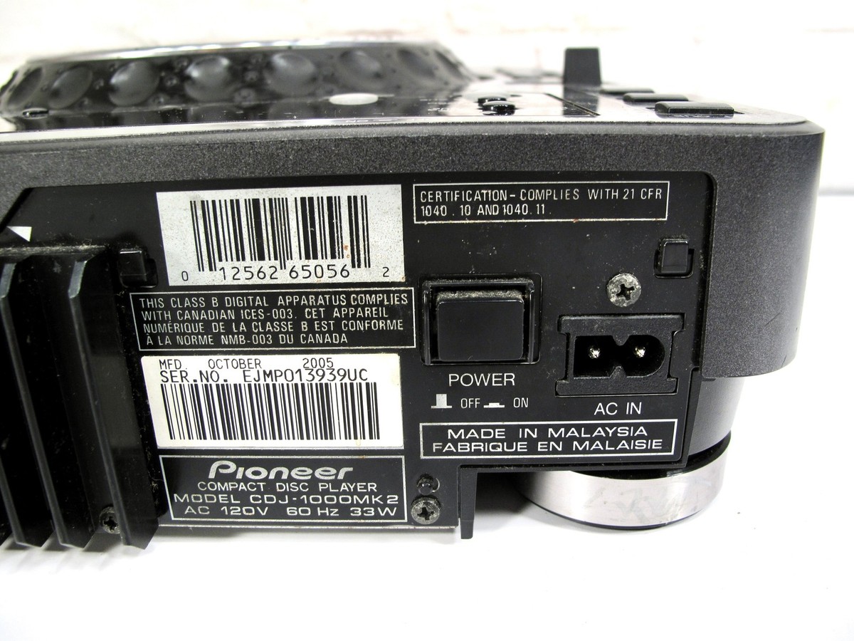 Pioneer CDJ-1000MK2 Digital CD Deck for sale online | eBay