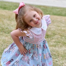 Perfect Party Vintage Dress, Size 4T / 5, Vintage Fabric, Pageant Casual