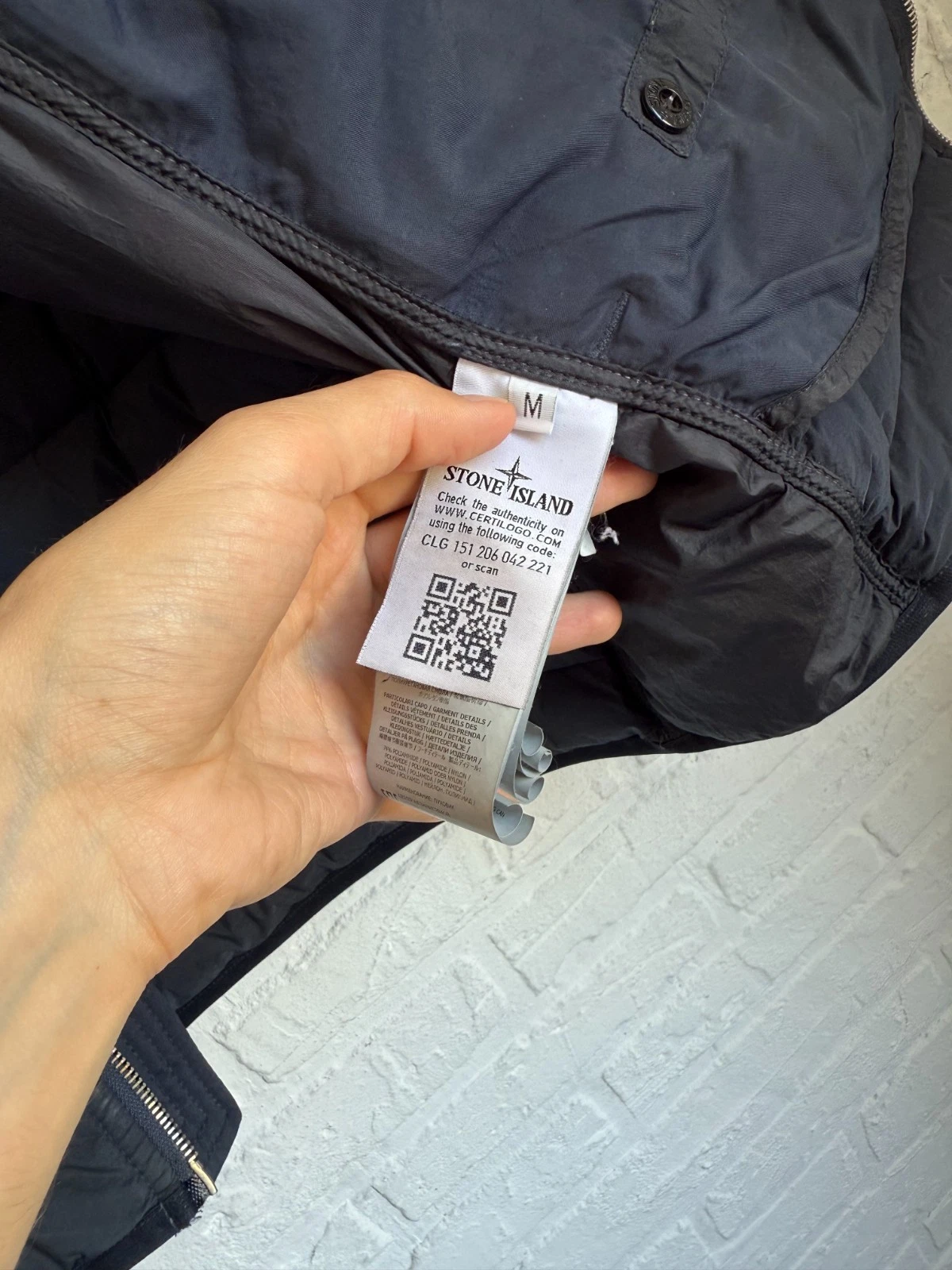 Stone Island Loom woven down chambers stretch nylon tc jacket size M 48 image 3