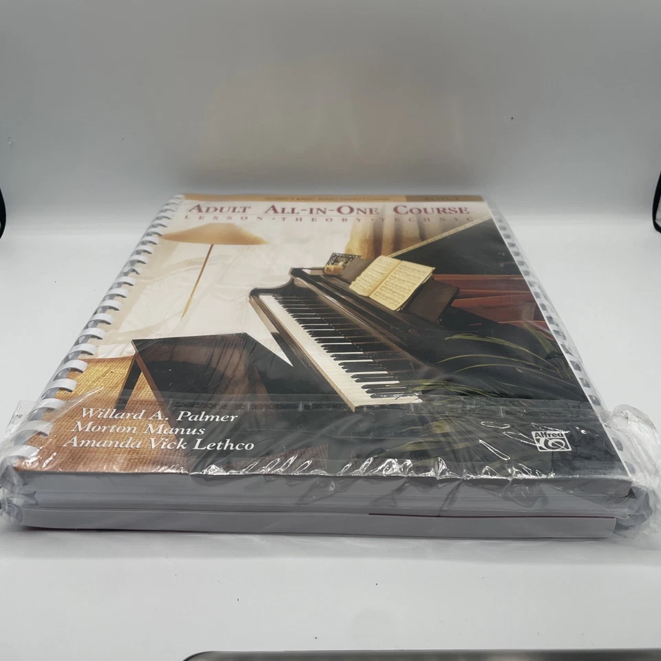Alfred's Basic Adult All-In-One Piano Course: Level 1-3 Palmer Manus Lethco -NEW - Image 4 of 4