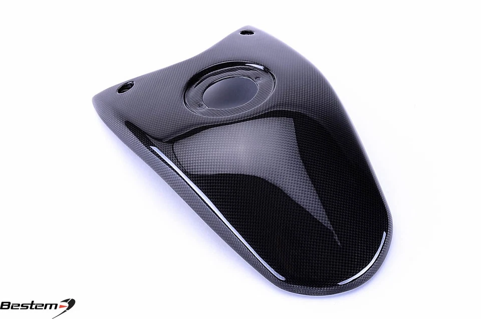 2007 - 2012 年杜卡迪 Hypermotard 796 1100 100% 碳纤维背心盖垫中心 — 第 2/4 张图片