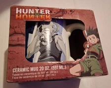 Hunter X Hunter 20 oz Ceramic Mug Anime Character Wrap Around Print Bioworld New