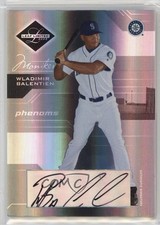 2005 Leaf Limited Phenoms Monikers Silver 13/25 Wladimir Balentien #181 Auto z2c