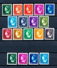 F7  Netherlands   complete set of Queen Wilhelmina  1940-1947  Very Fine MNH