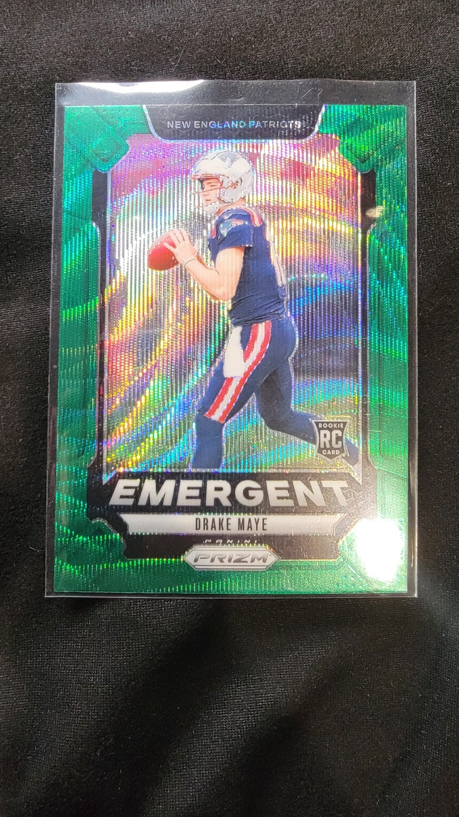 2024 Panini Prizm - Emergent Drake Maye #4 Green Wave Prizm (RC) NE Patriots 🔥