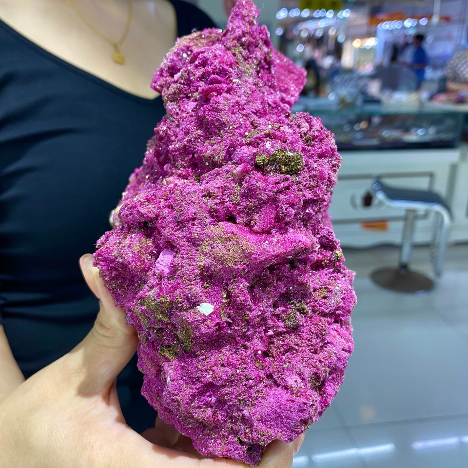 8.47LB TOP！ A+++ brand new ruby quartz crystal Mineral specimen healing ...