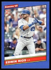 2020 Donruss Edwin Rios Los Angeles Dodgers #249