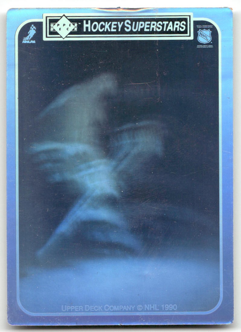 1990-91 Upper Deck #NNO Steve Yzerman Superstars Holograms Stickers Red Wings