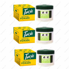 3 x Tancho Pomade Green Hair Dressing 4.5oz 130g Classic Shine Styling Pomade