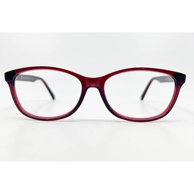 Muse Eyeglasses Frames Womens Red Black Full Rim 39-P9407 55-16-140