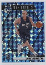 2024-25 Panini Mosaic NBA Greats Reactive Blue Prizm Dirk Nowitzki #295 HOF 15t1