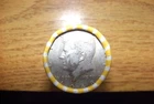 Kennedy half dollar roll with a 40% silver 1968 half on end in vV- good cond.