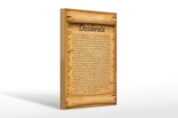 Holzschild Spruch 20X30Cm Desiderata Gedicht Max Ehrmann