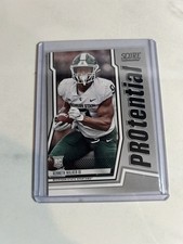 Panini 2022 Score Protential Kenneth Walker III #P-KW Michigan State Football