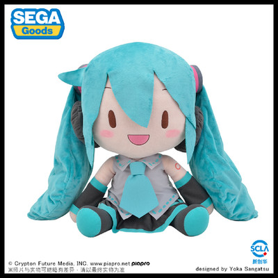 Official 2025 SEGA Hatsune Miku Fufu 27/32/55 cm Plush Toy – Soft