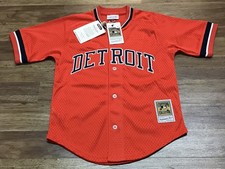 BOYS YOUTH M (10/12) - NEW Mitchell & Ness MLB Detroit Tigers #23 Gibson Jersey