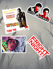 Fright Night Horror Movie 4pc Stickers Pack