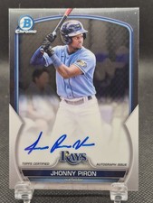 2023 Bowman Chrome Prospect Auto Jhonny Piron #CPA-JPN Autograph Rays
