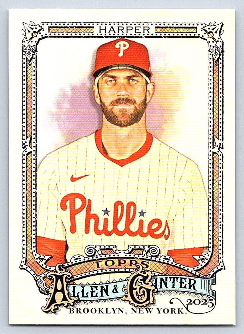 BRYCE HARPER PHILLIES    2025 TOPPS ALLEN & GINTER #146
