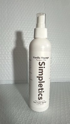 Simpletics Himalayan Sea Salt Hair Spray Vanilla 8oz Beach Waves Volume