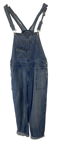 celebrity pink overalls denim Size Small Picnic Many Pockets Festival Rave - Picture 5 of 6