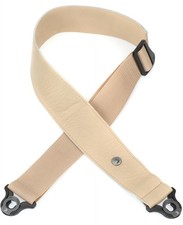 D'Addario Comfort Leather Auto Lock Guitar Strap - Tan