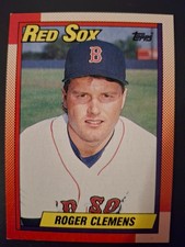 1990 Topps - Roger Clemens #245 Boston Red Sox