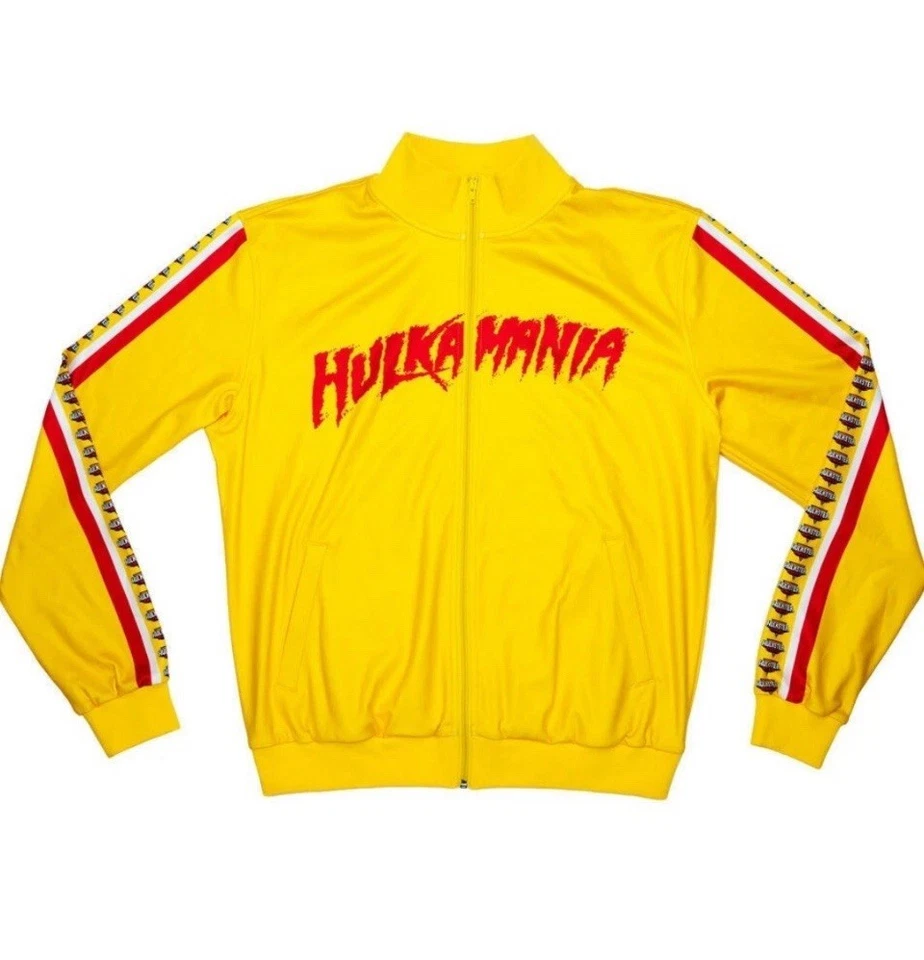 Chaqueta deportiva 2020 WWE Legends Chalk Line Hulk Hogan Yellow Hulk Rules 3XL para hombre Foto 2 de 4