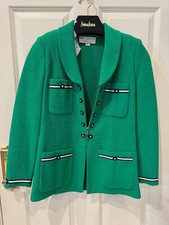 Excellent Condition  St John Collection By Marie Gray - Green Jacket Size 6