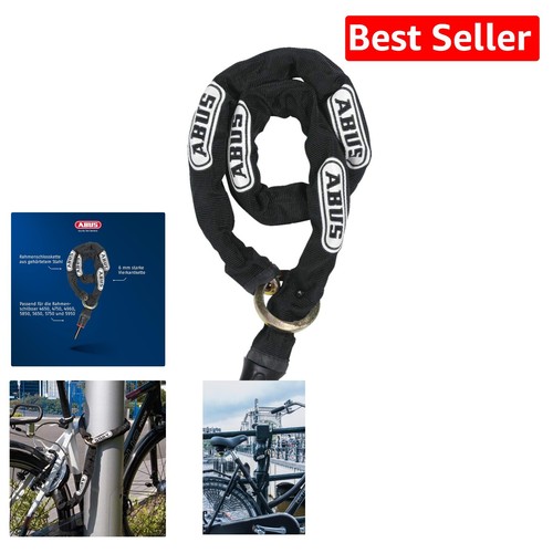 Hardened Steel 85cm Bike Lock Chain with Scratch Protection - Adapter Chain 6KS - 第 1/6 張圖片