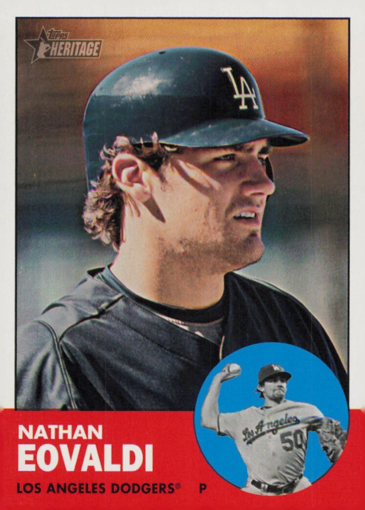 2012 Topps Heritage- Nathan Eovaldi #411