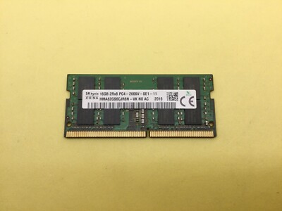 SK HYNIX 16GB(1x16GB) PC4-2666V SODIMM LAPTOP MEMORY HMA82GS6CJR8N-VK