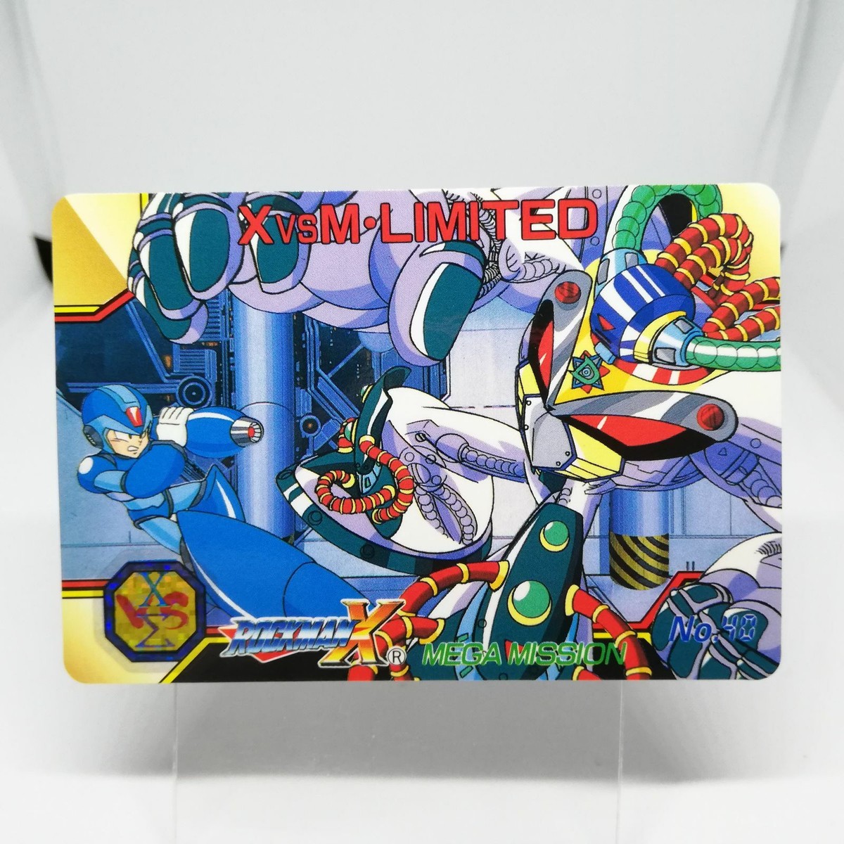 No.40 XvsM・LIMITED Mega Man Ⅹ Rock man X Card CAPCOM Game 1995