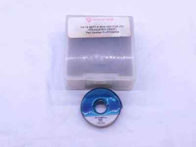 1/4 19 BSPT VERMONT PIPE THREAD RING GAGE .25 .250 .2500 BRITISH TAPER BS21 L1 A