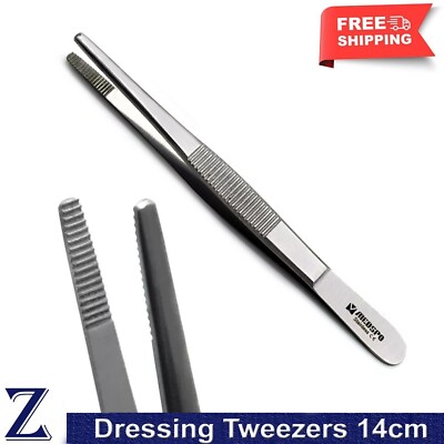 Dental Daumenverband Pinzette Baumwollgewebe chirurgische gezackte Spitze Pinzette CE