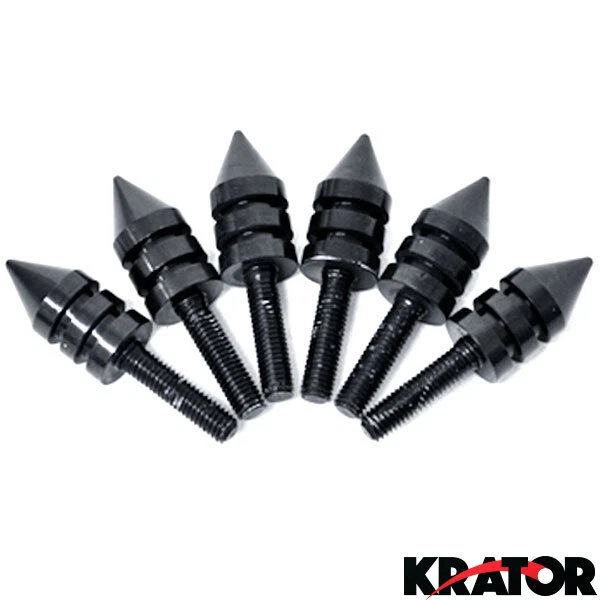 Pára-brisa motocicleta preto parafuso SPIKE substituição universal personalizada - Imagem 4 de 4