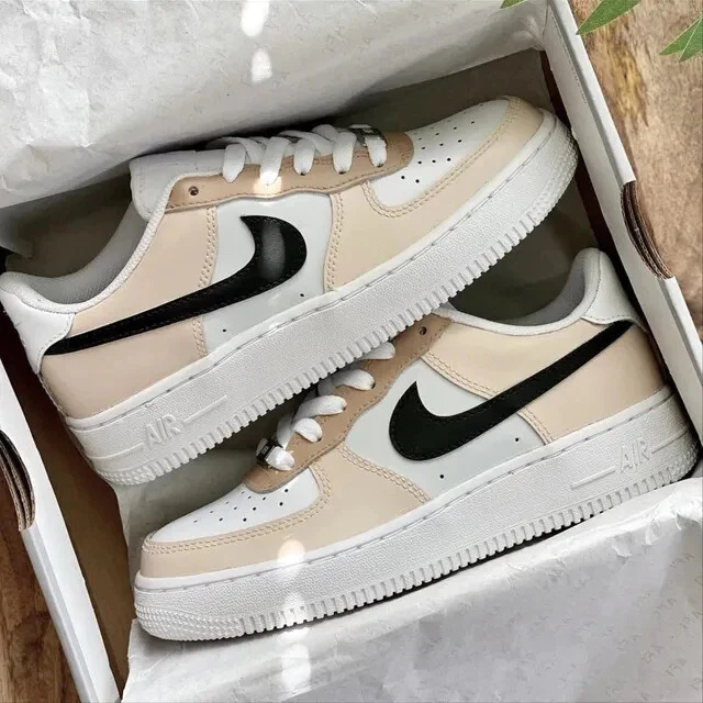 Custom af1 LV logo brown and tan : r/Customsneakers