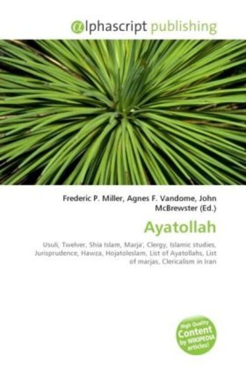 Frederic P. Miller (u. A.) | Ayatollah | Taschenbuch | Englisch