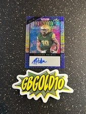 2024 Leaf Vivid Football Tejhaun Palmer Technicolor 7/7 Rookie RC