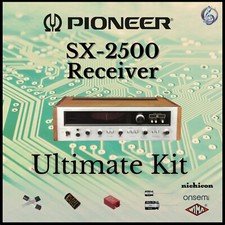 Receptor Pioneer SX-2500 Kit de actualización definitivo Piezas genuinas Restauración