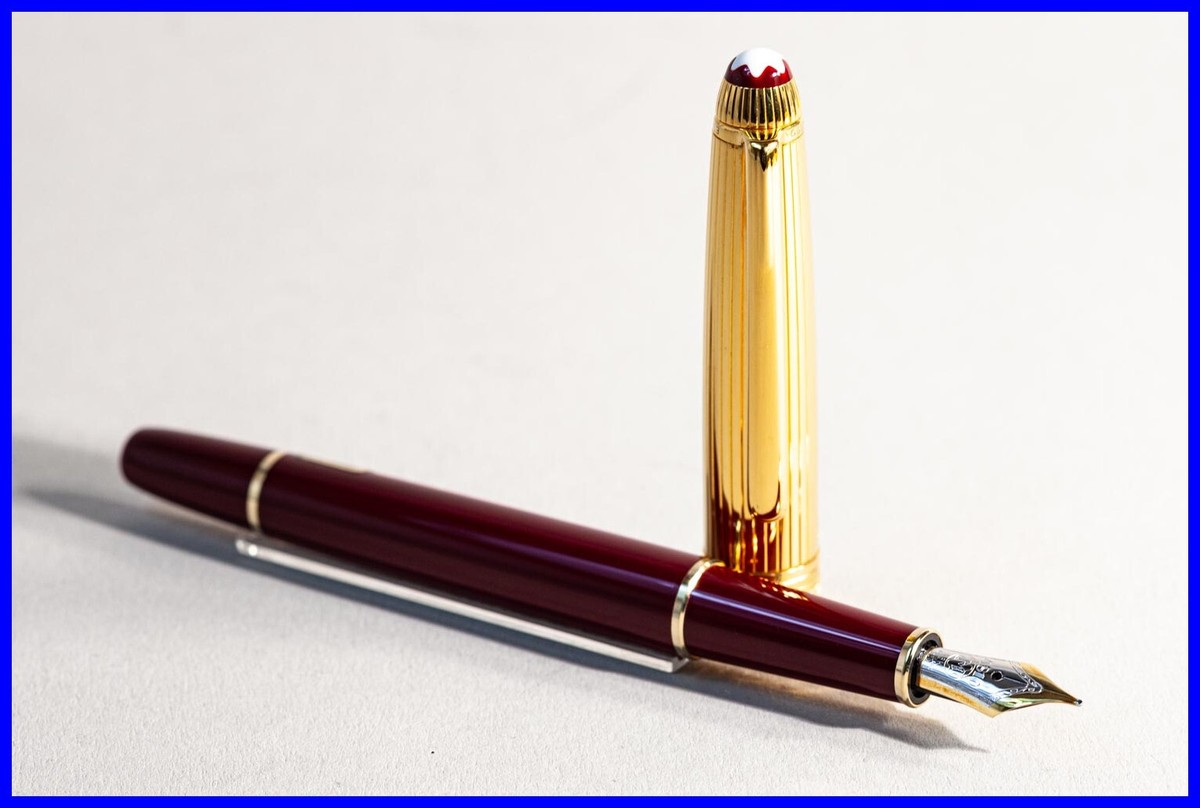 SOLITAIRE DOUÉ bordeaux Montblanc Meisterstück 144 mit 18K Fein